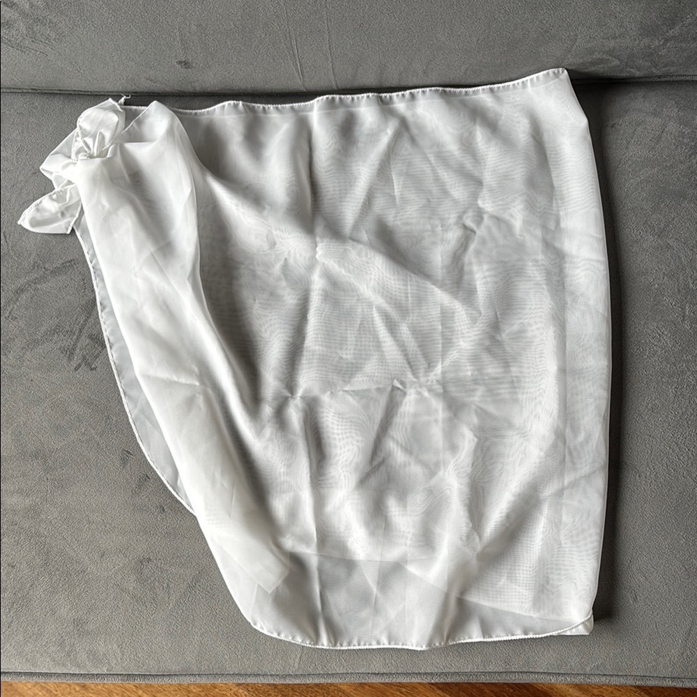 Sheer White Sarong